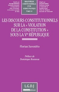 Image de les discours constitutionnels sur la violation de la constitution sous la ve rép