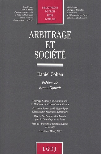 Picture of arbitrage et société