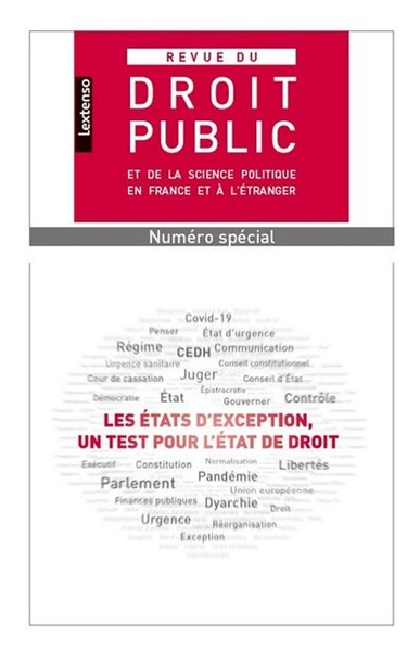 Picture of Les États d'exception, un test pour l'État de droit (Revue du Droit Public - Numéro spécial)
