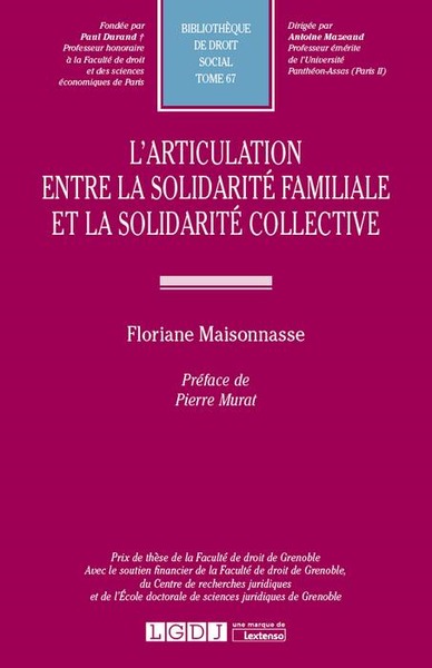 Image de l'articulation entre la solidarité familiale et la solidarité collective