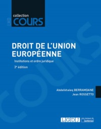Picture of DROIT DE L UNION EUROPEENNE 3EME EDITION