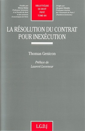 Image de la résolution du contrat pour inexécution