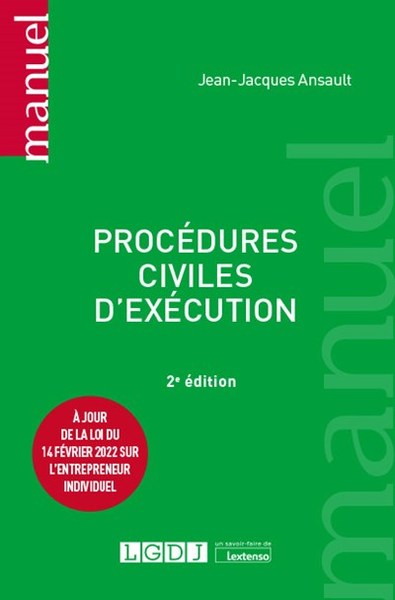 Picture of Procédures civiles d'exécution