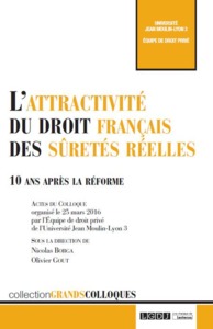 Image de l'attractivité du droit français des sûretés réelles