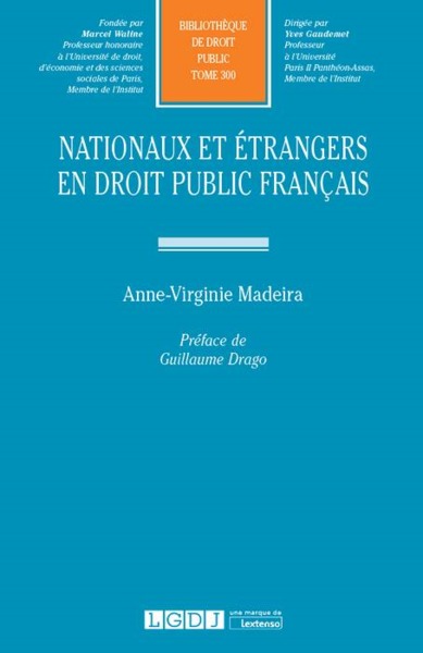 Picture of NATIONAUX ET ETRANGERS EN DROIT PUBLIC FRANCAIS
