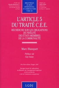 Picture of l'article 5 du traité cee