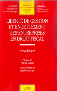 Picture of liberté de gestion et endettement des entreprises en droit fiscal