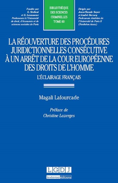 Picture of la réouverture des procédures juridictionnelles consécutive à un arrêt de la cou