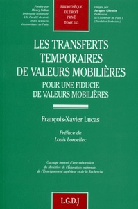 Picture of les transferts temporaires de valeurs mobilières