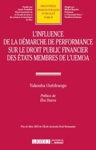 Picture of INFLUENCE DE DEMARCHE DE PERFORMANCE SUR LE DT PUB.FIN. DES ETATS MEMBRES UEMOA