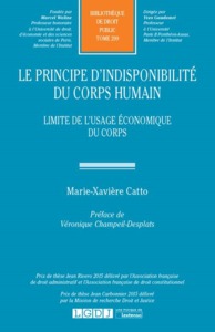 Picture of LE PRINCIPE D INDISPONIBILITE DU CORPS HUMAIN