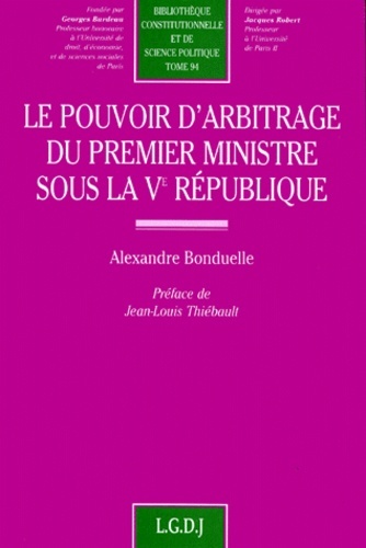 Image de le pouvoir d'arbitrage du premier ministre sous la ve république