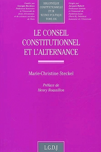 Image de le conseil constitutionnel et l'alternance