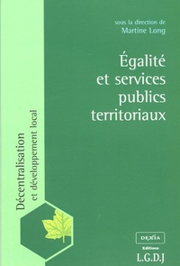 Picture of egalité et services publics territoriaux