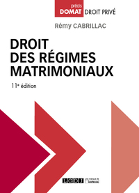 Picture of Droit des régimes matrimoniaux