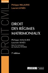 Picture of Droit des régimes matrimoniaux
