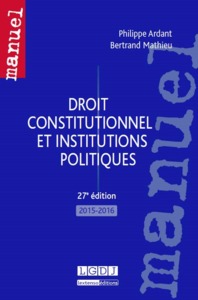 Picture of Droit constitutionnel et institutions politiques