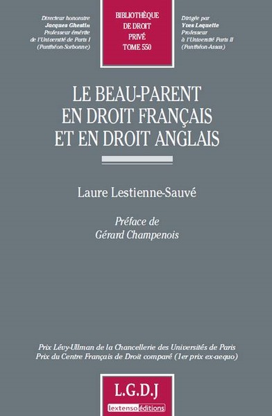 Image de LE BEAU-PARENT EN DROIT FRANÇAIS ET EN DROIT ANGLAIS