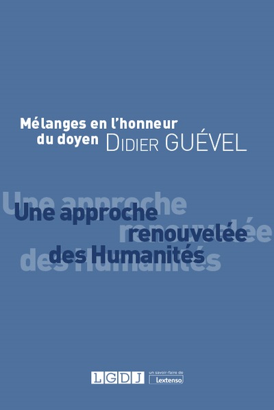 Picture of Mélanges en l'honneur du doyen Didier Guével