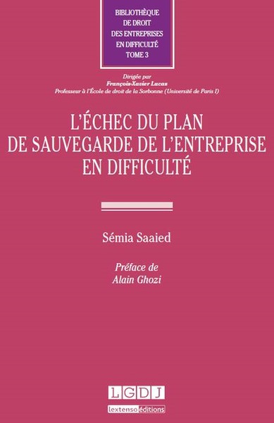 Picture of l'échec du plan de sauvegarde de l'entreprise en difficulté