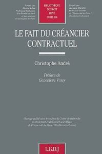 Image de LE FAIT DU CRÉANCIER CONTRACTUEL