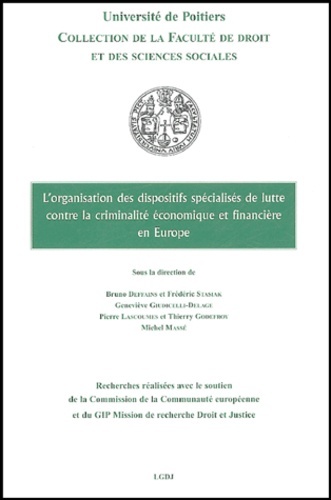 Image de l'organisation des dispositifs spécialisés de lutte contre la criminalité économ