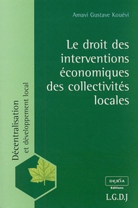 Picture of le droit des interventions économiques des collectivités locales