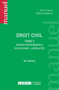 Picture of DROIT CIVIL -TOME2 - 30EME EDITION