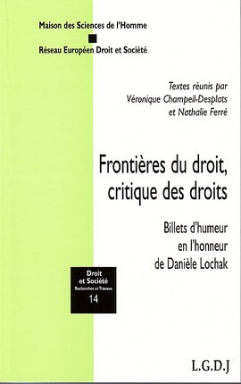 Image de FRONTIÈRES DU DROIT, CRITIQUE DES DROITS