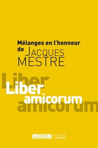Picture of MELANGES EN L'HONNEUR DE JACQUES MESTRE