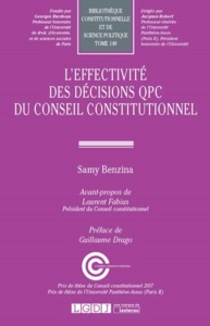 Picture of L'EFFECTIVITE DES DECISIONS QPC DU CONSEIL CONSTITUTIONNEL