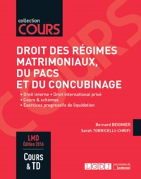 Image de DROIT DES RÉGIMES MATRIMONIAUX, DU PACS ET DU CONCUBINAGE - 5ÈME ÉDITION