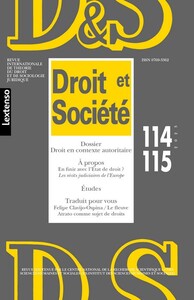 Picture of Droit et société n°114/115-2023