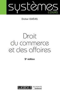 Picture of DROIT DU COMMERCE ET DES AFFAIRES 5E EDITION