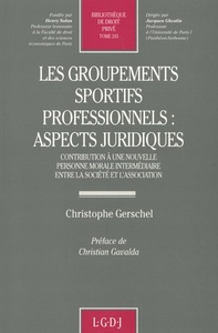 Picture of les groupements sportifs professionnels : aspects juridiques