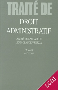 Picture of TRAITÉ DROIT ADM. TOME 3. LES GDS SERVICES PUBLICS ADMINISTRATIFS - 6ÈME ÉDITION