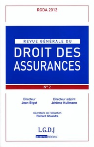 Image de REVUE GENERALE DE DROIT DES ASSURANCES N  2 - 2012