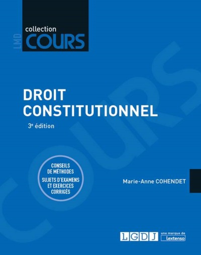 Picture of DROIT CONSTITUTIONNEL 3EME EDITION