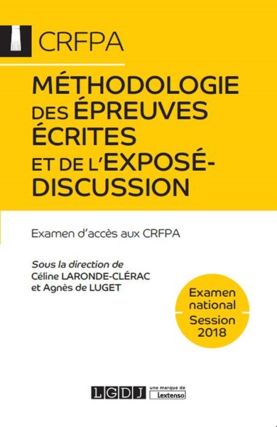 Picture of METHODOLOGIE DES EPREUVES ECRITES ET DE L EXPOSE-DISCUSSION 2EME ED