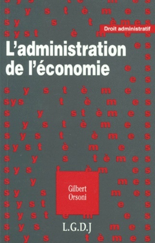 Picture of l'administration de l'économie