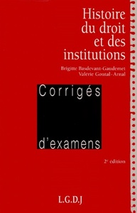 Image de histoire du droit et des institutions - 2ème édition