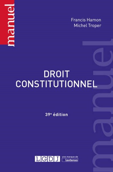 Picture of DROIT CONSTITUTIONNEL - 39EME EDITION