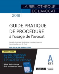 Image de GUIDE PRATIQUE DE PROCEDURE A L USAGE DE L AVOCAT 3EME EDITION