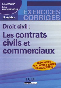 Image de droit civil : les contrats civils et commerciaux - 5ème édition