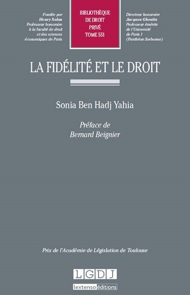 Image de la fidélité et le droit