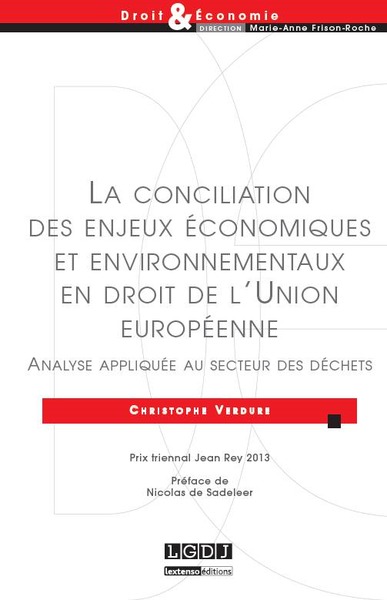 Image de la conciliation des enjeux économiques et environnementaux en droit de l'union e