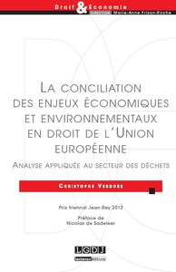Picture of la conciliation des enjeux économiques et environnementaux en droit de l'union e