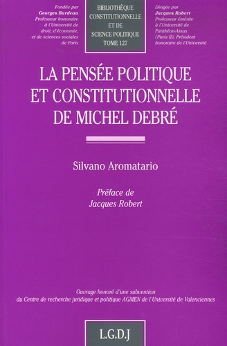 Image de la pensée politique et constitutionnelle de michel debré
