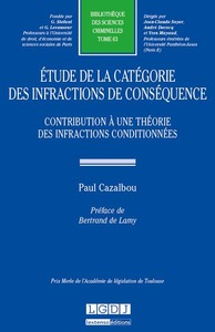 Picture of étude de la catégorie des infractions de conséquence