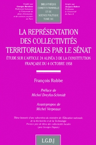 Image de la représentation des collectivités territoriales par le sénat